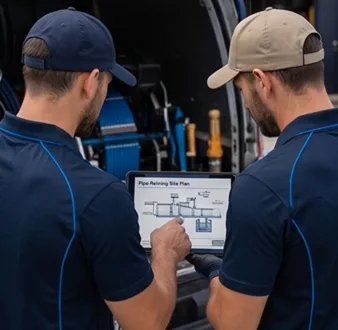 No-dig pipe relining under way in Kings Park